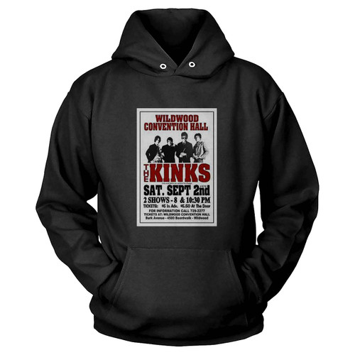 The Kinks 1972 Wildwood Nj Convention Hall Concert  Hoodie