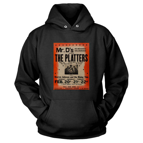 The Platters 1970S San Francisco Ca Concert  Hoodie