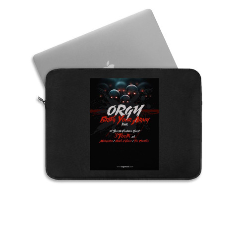 3Teeth To Support Orgy On West Coast Dates Of The Bring Your Army  Laptop Sleeve