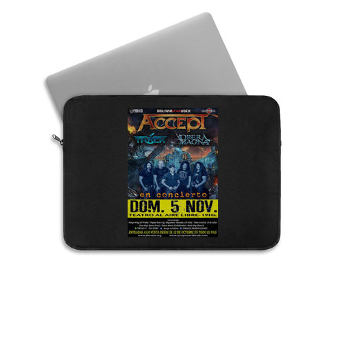 Accept The Rise Of Chaos Tour Live In Bolivia  Laptop Sleeve