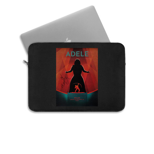 Adele Signed Concert  Laptop Sleeve