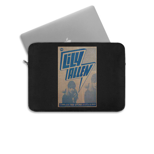 Allen Lily Allen Gig 2007 Portland Oregon Concert  Laptop Sleeve