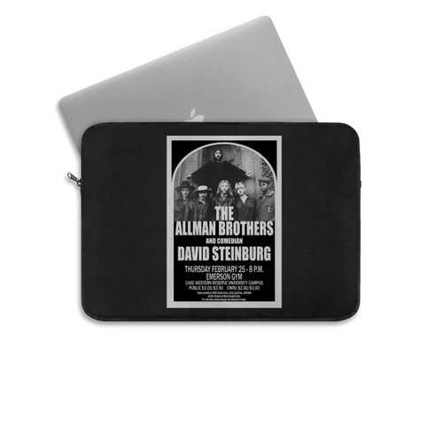 Allman Brothers 1971 Case Western Reserve Concert  Laptop Sleeve