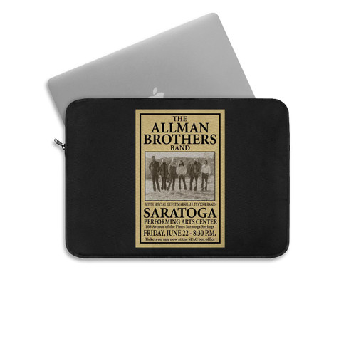 Allman Brothers Replica 1973 Concert  Laptop Sleeve