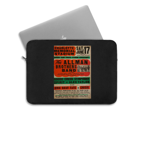 Allman Brothers Vintage Rock S  Laptop Sleeve