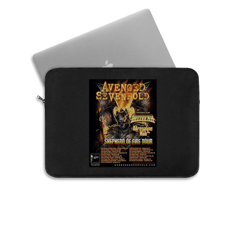 Avenged Sevenfold Shepherd Of Fire Tour 2013 North American Concert  Laptop Sleeve