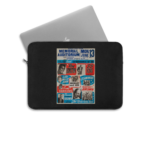 Bb King Flamingos Memorial Auditorium Concert  Laptop Sleeve
