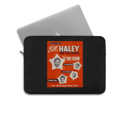 Bill Haley And The Comets The Platters Lavern Baker Big Joe Turner Freddie Bell And The Bell Boys Australian Tour 1957  Laptop Sleeve