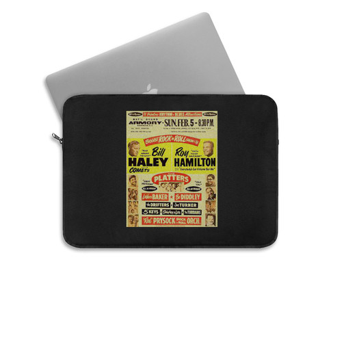 Bill Haley The Platters Bo Diddley 1956 Concert  Laptop Sleeve