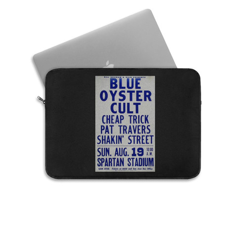 Blue Oyster Cult Vintage Concert 1  Laptop Sleeve