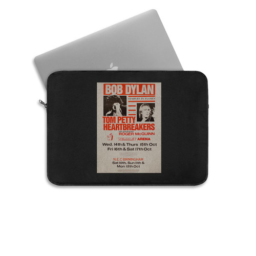 Bob Dylan Tom Petty Roger Mcguinn Original Concert  Laptop Sleeve