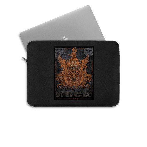 Cursive Gemini Tour  Laptop Sleeve