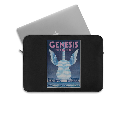 Genesis Munich Germany Concert 1977  Laptop Sleeve