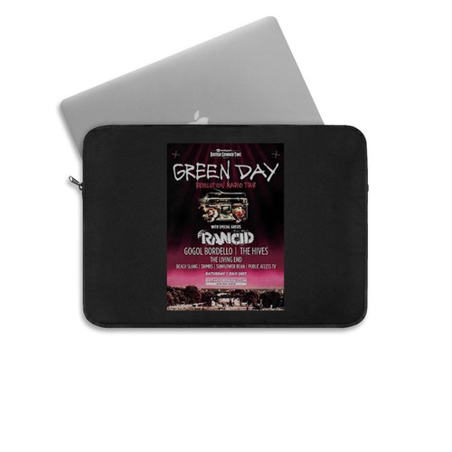 Green Day Concert S  Laptop Sleeve