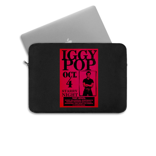 Iggy Pop 1980 Starry Night Concert  Laptop Sleeve