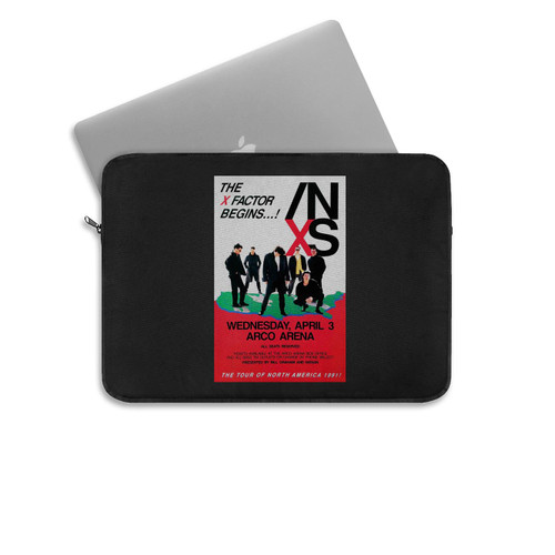 Inxs X Factor North American Tour Arco Arena Sacramento 1991 Original  Laptop Sleeve