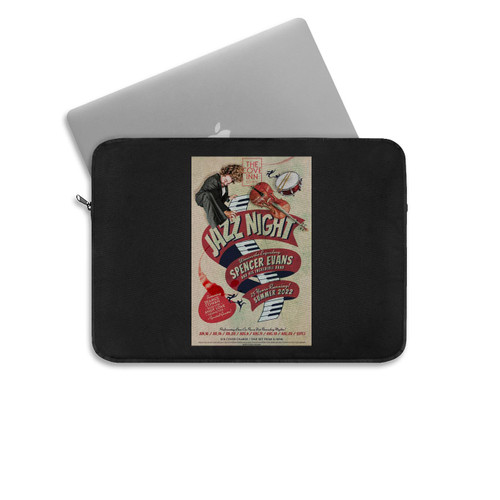 Jazz Night With Spencer Evans Trio  Laptop Sleeve