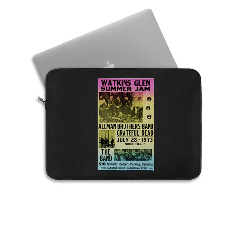Luxe West Inc Allman Brothers Band & Grateful Dead Retro Concert  Laptop Sleeve