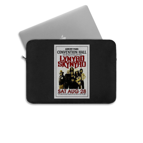 Lynyrd Skynyrd 1976 Asbury Park Nj Convention Hall Tour Concert  Laptop Sleeve