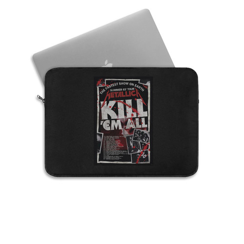 Metallica Kill'Em All 83 Tour  Laptop Sleeve