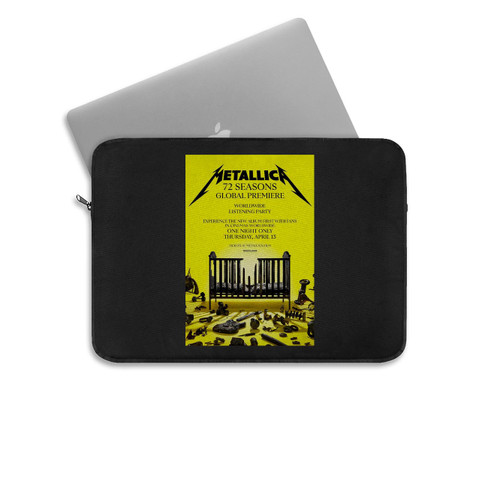 Metallica To Host Global 72 Seasons Premiere  Laptop Sleeve