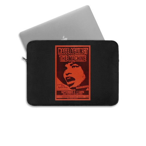 Rage Against The Machine Vintage Concert  Laptop Sleeve