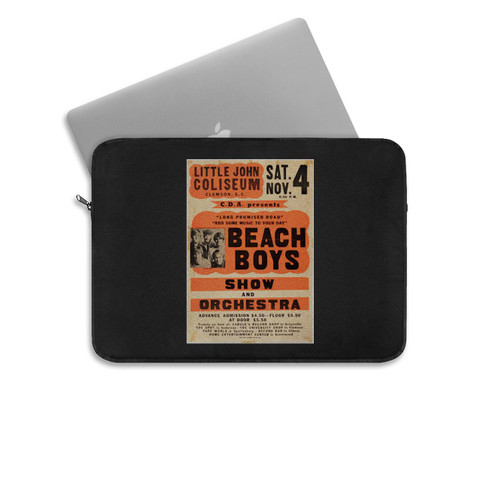 Rare Beach Boys Boxing Style 1972 Concert  Laptop Sleeve