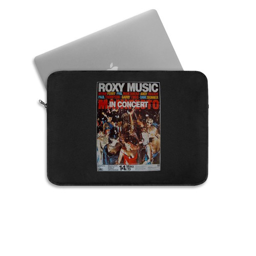 Roxy Music Frankfurt 1979 Vintage German A1 Concert  Laptop Sleeve