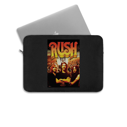 Rush Band And Concert Background  Laptop Sleeve