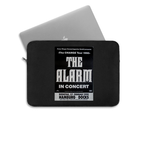 The Alarm 1990 Plakat In Concert The Change Tour  Laptop Sleeve