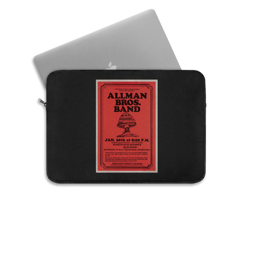 The Allman Brothers Band Original Concert  Laptop Sleeve