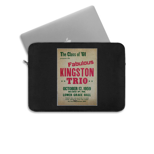 The Kingston Trio Lehigh University 1959 Cardboard Boxing Style  Laptop Sleeve