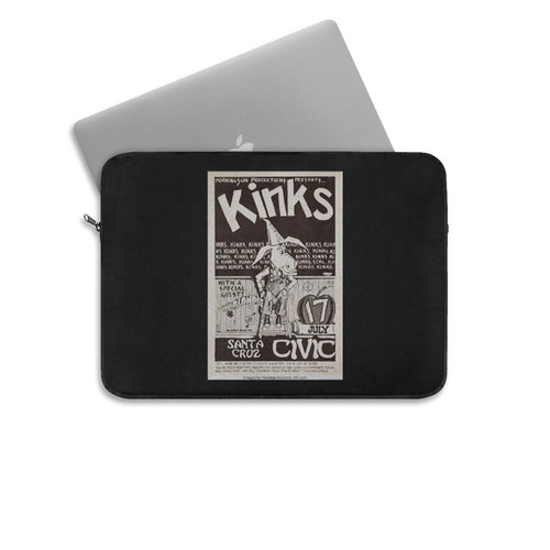 The Kinks And Blondie 1978 Concert  Laptop Sleeve