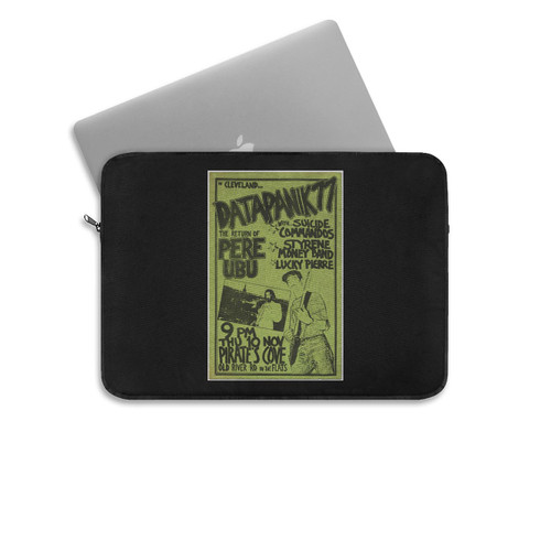 The Return Of Pere Ubu With Suicide Commandos Styrene Money Band Lucky Pierre  Laptop Sleeve