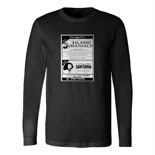 10000 Maniacs Concert Photos  Long Sleeve T-Shirt Tee