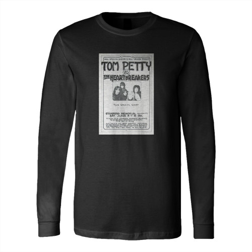 1978 Tom Petty And The Heartbreakers Original Concert  Long Sleeve T-Shirt Tee