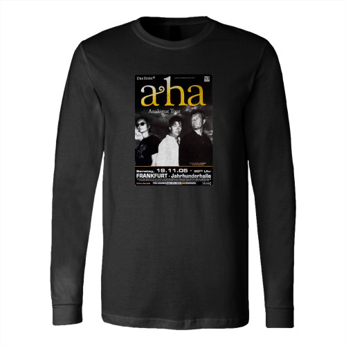 A-Ha Analogue 2005 Concert  Long Sleeve T-Shirt Tee