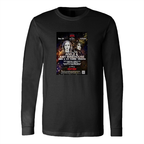 Adele & Amy Winehouse Tribute Concert  Long Sleeve T-Shirt Tee