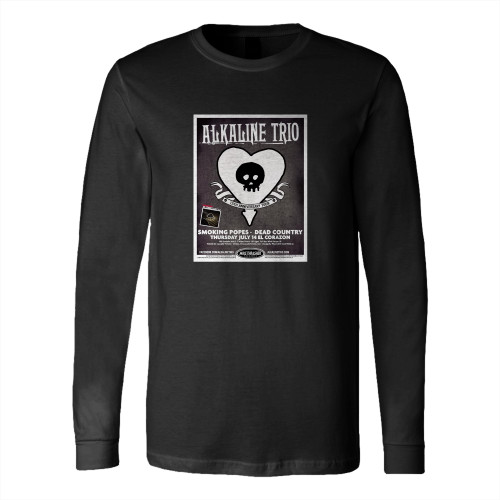 Alkaline Trio 2011 Anniversary Tour Seattle Concert  Long Sleeve T-Shirt Tee