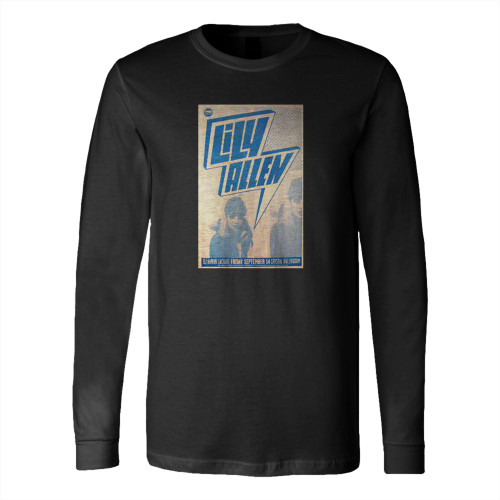 Allen Lily Allen Gig 2007 Portland Oregon Concert  Long Sleeve T-Shirt Tee