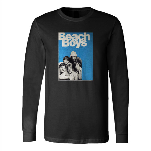 Beach Boys 1966 Uk Concert  Long Sleeve T-Shirt Tee