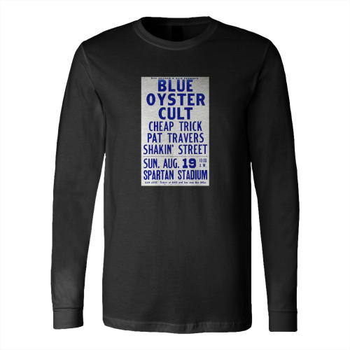 Blue Oyster Cult Vintage Concert  Long Sleeve T-Shirt Tee