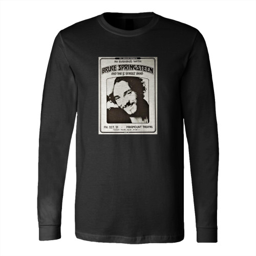 Bruce Springsteen At The Paramount Theatre  Long Sleeve T-Shirt Tee