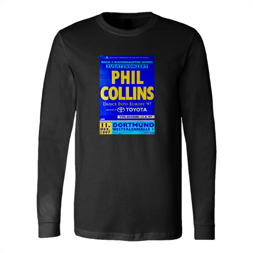 Collins Phil (Genesis) Concert  Long Sleeve T-Shirt Tee
