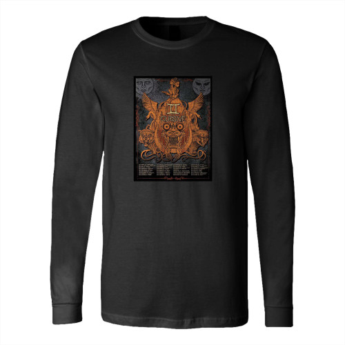 Cursive Gemini Tour  Long Sleeve T-Shirt Tee