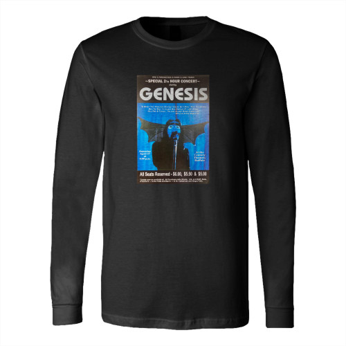 Genesis Concert  Long Sleeve T-Shirt Tee