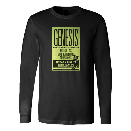 Genesis Vintage Concert  Long Sleeve T-Shirt Tee
