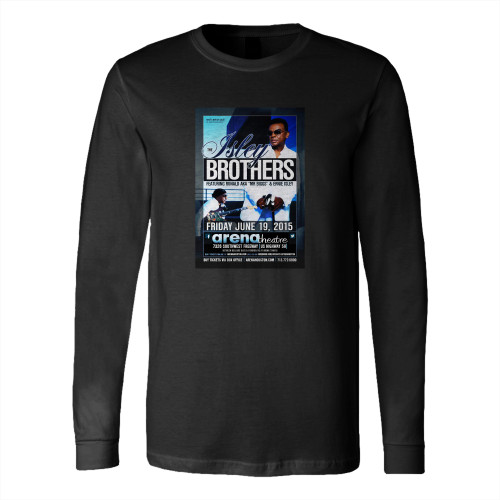 Isley Brothers 2015 Houston Concert Tour  Long Sleeve T-Shirt Tee