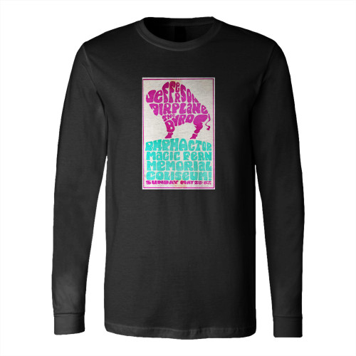 Jefferson Airplane & The Byrds Concert  Long Sleeve T-Shirt Tee