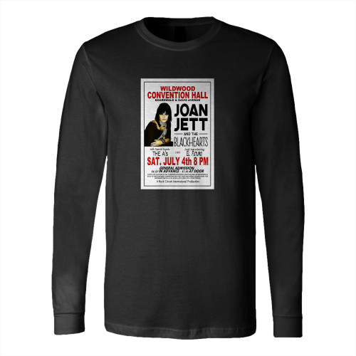 Joan Jett And The Blackhearts 1981  Long Sleeve T-Shirt Tee
